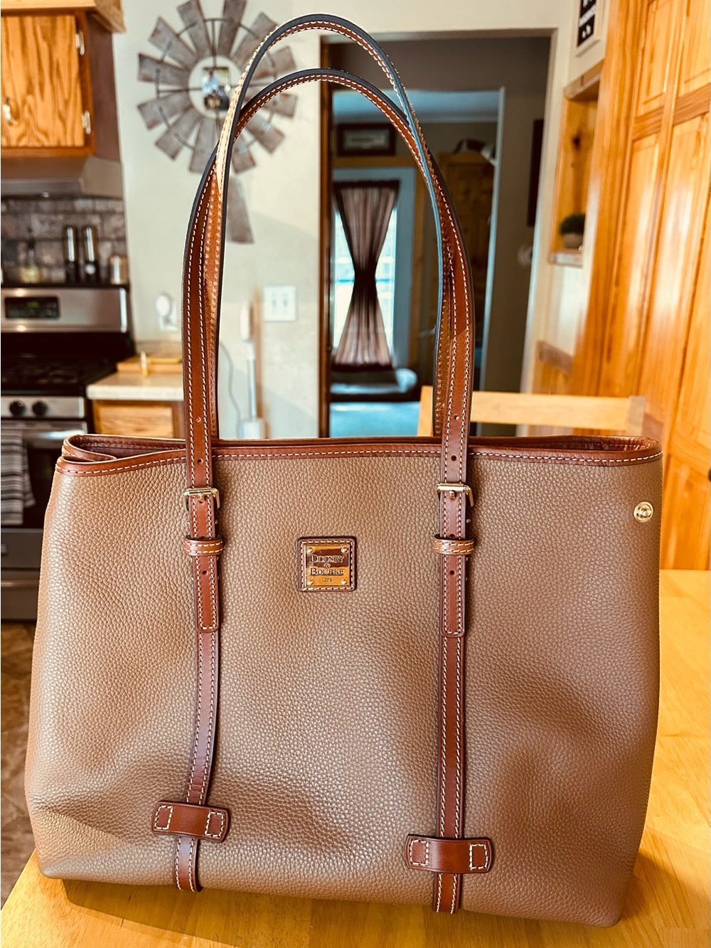 Dooney & Bourke Pebble Leather Tote